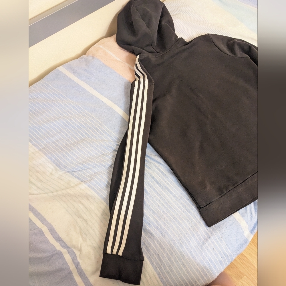 Adidas Black Zip-Up Hoodie - Picture 5 of 13